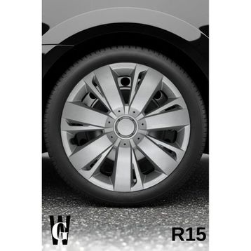 Fiat Albea 15 inç 4 Adet Gri G113 Jant Kapağı
