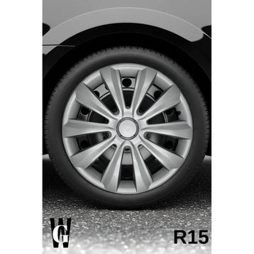 Fiat Albea 15 inç 4 Adet Gri G118 Jant Kapağı