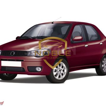 Fiat Albea Tk 2002 2012 Paslanmaz Çelik 4 Kapı Krom Kapı Kolu