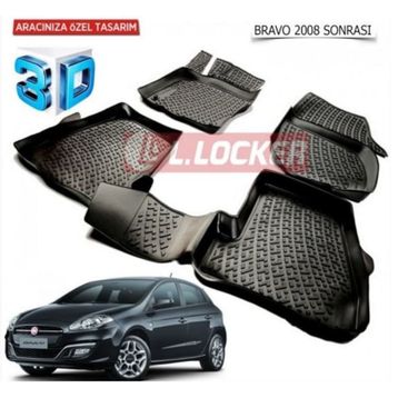 Fiat Bravo 2007 Sonrası 3D Havuzlu Paspas
