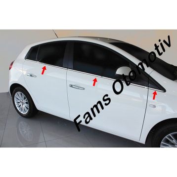 Fiat Bravo 2008 Üzeri Krom Cam Çıtası