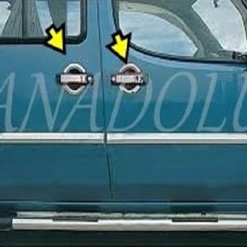 Fiat Doblo 12 Parça 2000 2010 Paslanmaz Çelik 4 Kapı Krom Kapı Kolu