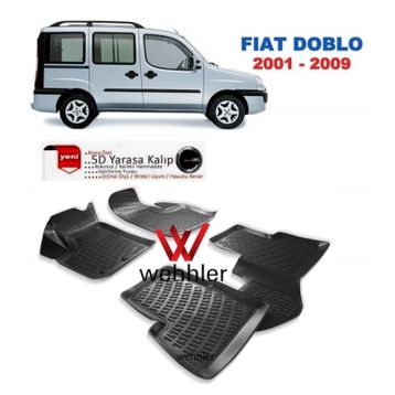 Fiat Doblo 2001-2009 3D Havuzlu Paspas