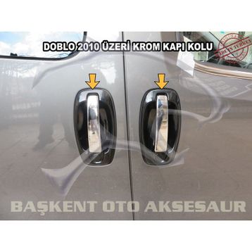 Fiat Doblo 2010 Üzeri 4 Kapı Krom Kapı Kolu
