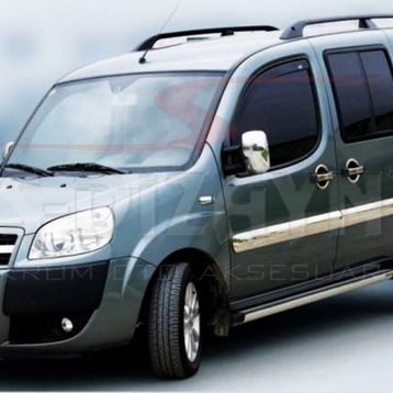 Fiat Doblo Abs 2000-2006 2 Prç Krom Ayna Kapağı