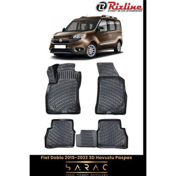 Fiat Doblo Panelvan 2 Parça 2015-2022 Bej Maximum Paspas