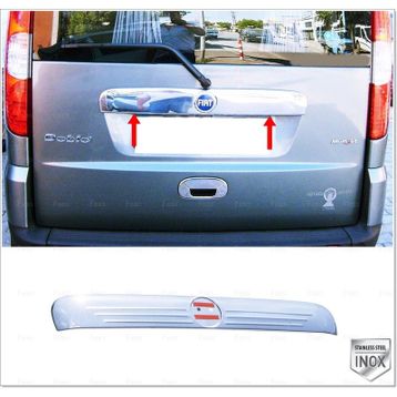 Fiat Doblo Paslanmaz Çelik 2006-2010 Krom Bagaj Çıtası