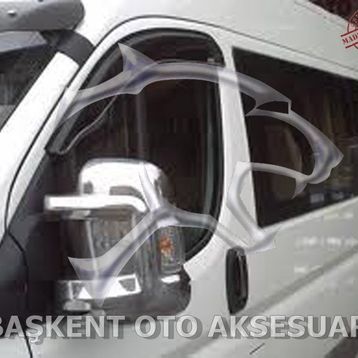Fiat Ducato 2008 Üzeri Krom 2 Parça Ayna Kapağı