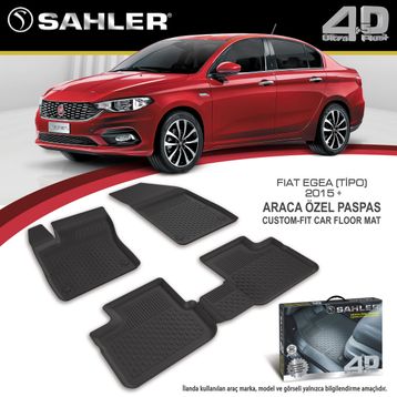 Fiat Egea 2015 Sonrası 3D Havuzlu Paspas