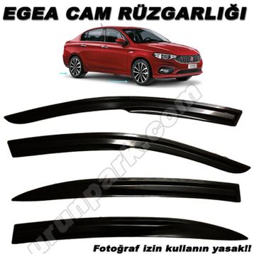 Fiat Egea 4 Set Mügen Cam Rüzgarlığı