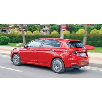 Fiat Egea HB Paslanmaz Çelik 4 Parça Krom Cam Çıtası