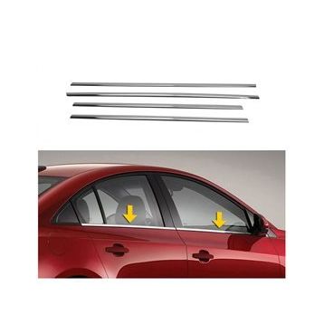 Fiat Egea HB Paslanmaz Çelik 4 Parça Krom Cam Çıtası