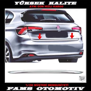 Fiat Egea Krom 2015 Üzeri Hb Paslanmaz Bagaj Alt Çıtası