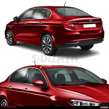 Fiat Egea Sedan 2015 Üzeri Krom Cam Çıtası