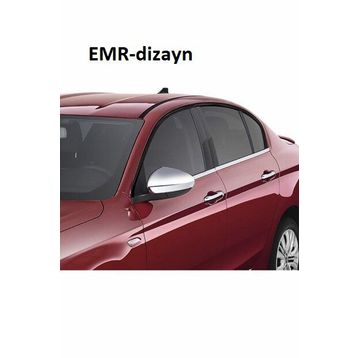 Fiat Egea Sedan Paslanmaz Çelik 4 Parça Krom Cam Çıtası