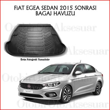 Fiat Egea Sedan Siyah Bagaj Havuzu