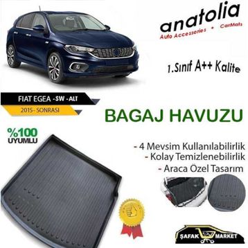 Fiat Egea SW 2016 Sonrası Bagaj Havuzu