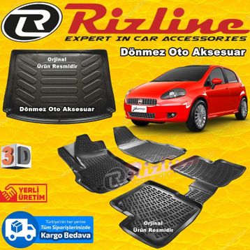 Fiat Linea 2007-2019 3D Bagaj Havuzu