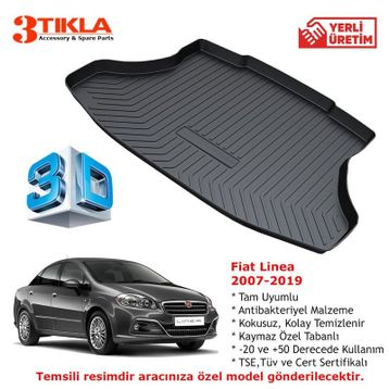 Fiat Linea 2007-2019 3D Bagaj Havuzu