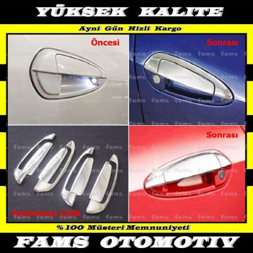 Fiat Linea 2007 Üzeri 4 Kapı Krom Kapı Kolu