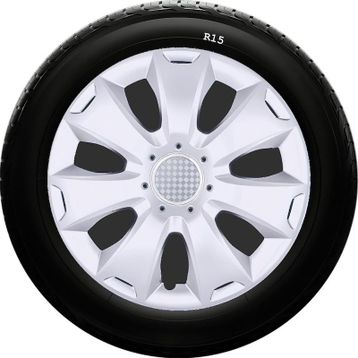 Fiat SKS-SJS 335 15 İnç 4 Adet Kırılmaz Jant Kapağı