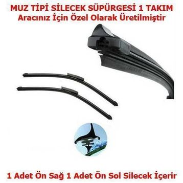 Fiat Stilo Multiwagon 06.2006 Sonrası Sağ Sol Muz Silecek Süpürgesi Takımı