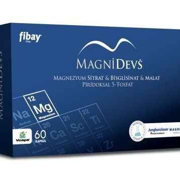 Fibay Magnidevs Magnezyum 60 Kapsül