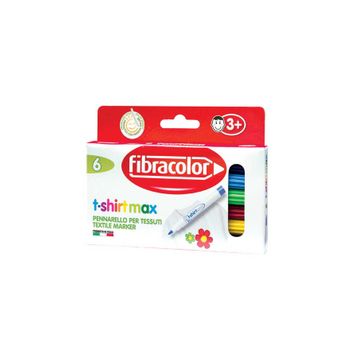 Fibracolor 5710037 6 Renk Max Tshirt Kalemi Seti