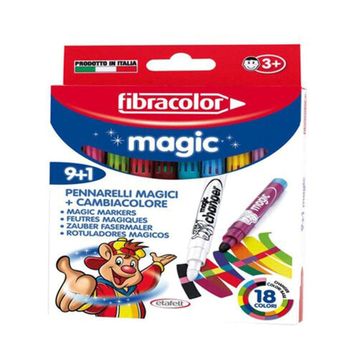 Fibracolor 9+1 Renk Magic Pen Keçeli Kalem Seti