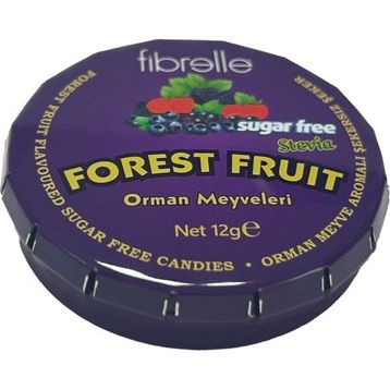 Fibrelle 12 gr Stevialı Orman Meyveli Şekersiz Şeker