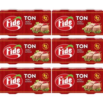 Fide 160 gr Acılı Ton Balığı (12 adet)