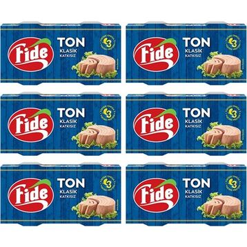 Fide 160 gr Klasik Ton Balığı (12 adet)
