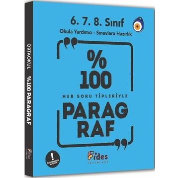 Fides Yayınları 8. Sınıf Paragraf %100 Soru Bankası