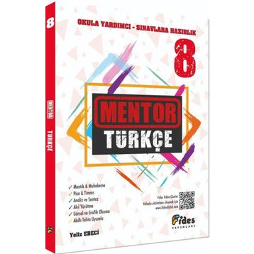 Fides Yayınları 8. Sınıf Türkçe Mentor