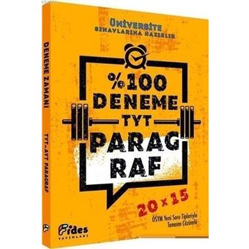 Fides Yayınları TYT Paragraf %100 Deneme