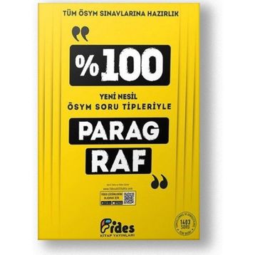 Fides Yayınları TYT Paragraf %100 Deneme