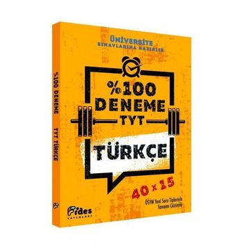 Fides Yayınları TYT Türkçe %100 Deneme