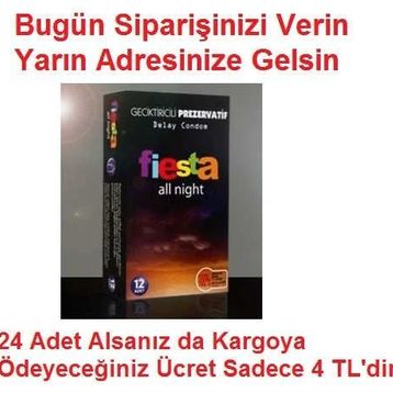 Fiesta All Night Geciktiricili 12 Adet Prezervatif
