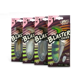 Fiiish Blaster Shad White Coco 130 mm 38 gr Silikon Yem