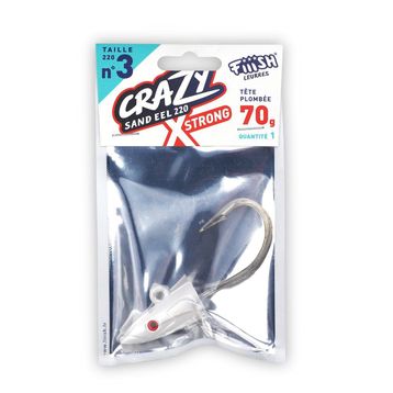 Fiiish CSE220 CSE538 1 Tete Plombee X-strong 70 gr Blanc/oeil Jighead Silikon Yem