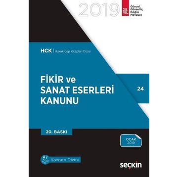 FIKIR VE SANAT ESERLERI KANUNU - CELAL ÜLGEN