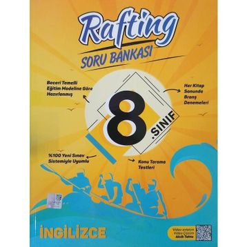 Fikribilim Yayınları 8.Sınıf LGS İngilizce Rafting Soru Bankası