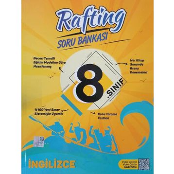 Fikribilim Yayınları 8.Sınıf LGS İngilizce Rafting Soru Bankası