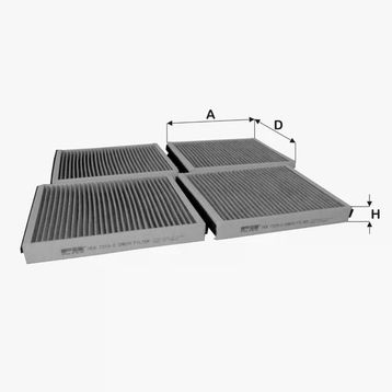 Fil Filtre Bmw F07 F10 F11 F01 F02 F03 F04 Karbonlu Polen Filtresi