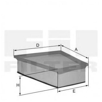 Fil Filtre Fluence Megane III Scenıc III 1,4 1,5 1,6 1,9 Hava Filtresi