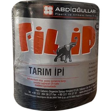 FİLİP Paketleme Bağlama Tarım 1 kg Siyah Ambalaj İpi