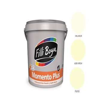 Filli Boya 2,5 lt Açık Krem Momento Plus Profesyonel Mat Plastik İç Cephe Boyası