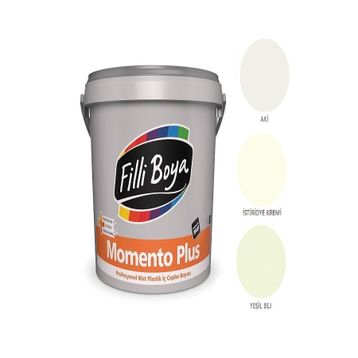 Filli Boya 7,5 lt İstiridye Kremi Momento Plus Profesyonel Mat Plastik İç Cephe Boyası