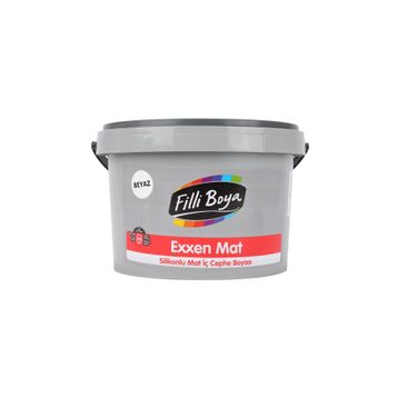 Filli Boya Exxen Mat Silikonlu 2.5 lt Beyaz Silinebilir Boya