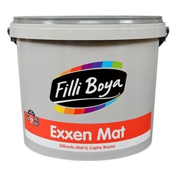 Filli Boya Exxen Mat Silikonlu 2.5 lt Beyaz Silinebilir Boya